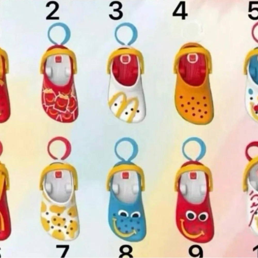 McDonald's Colorful Shoe Keychains Set - Picture 2 of 5